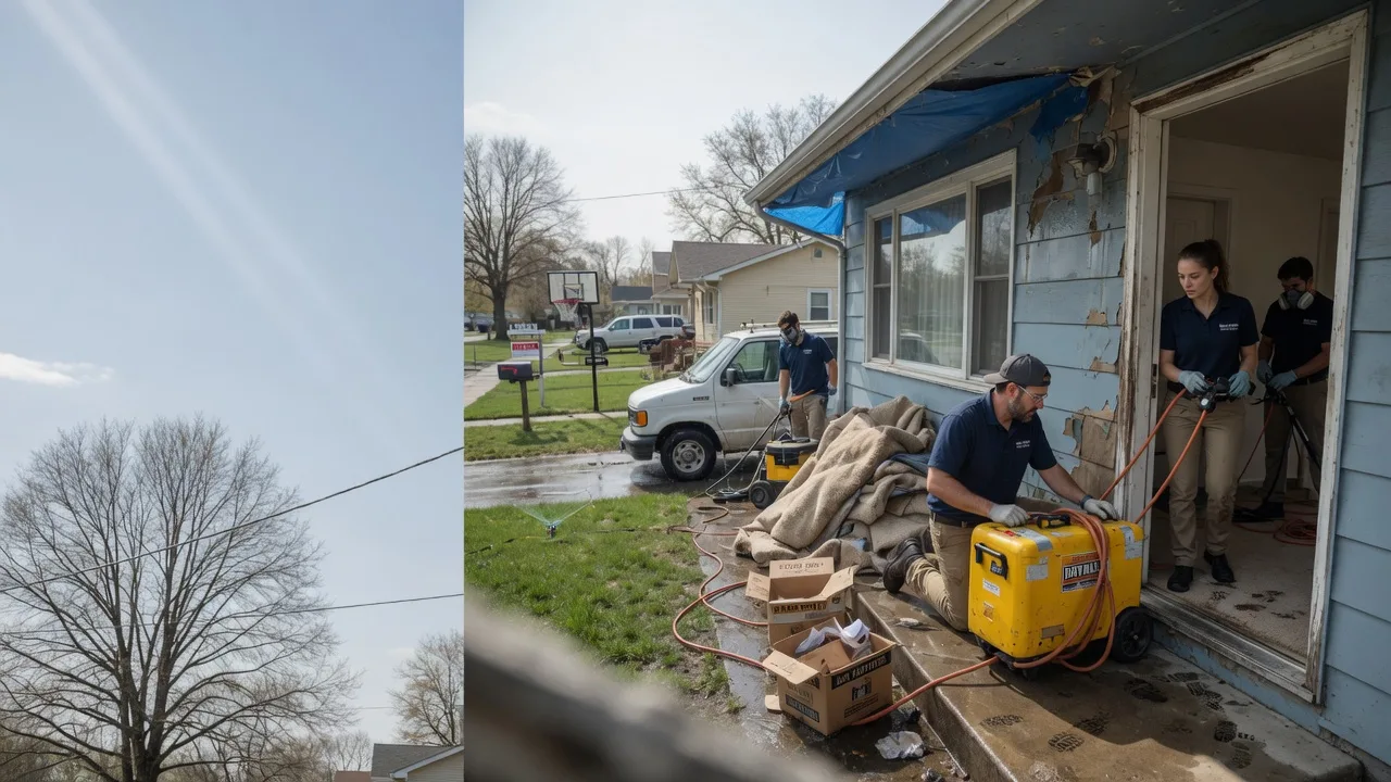 Basement Flood Cleanup in Houlka, MS near me